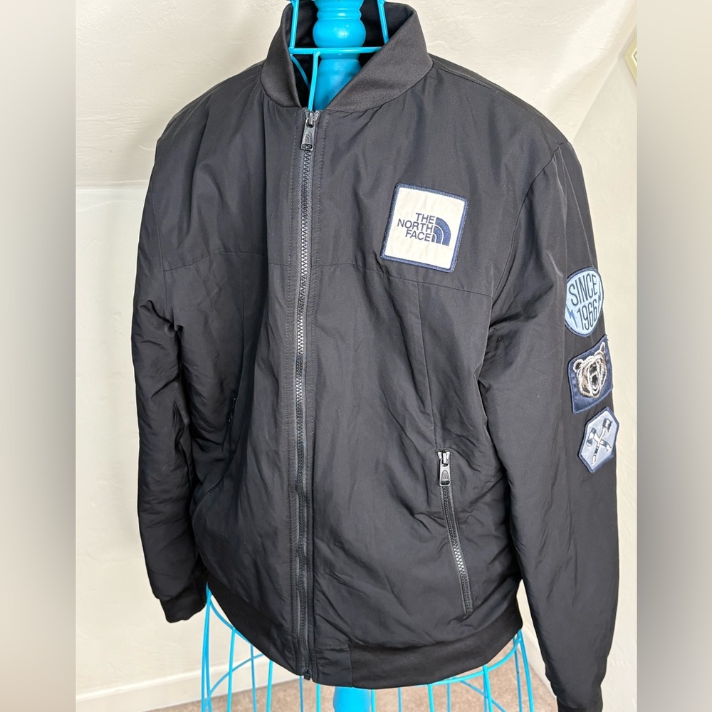 North Face Men's Flight Aviator Bomber Jacket Axe Throwing Jacket